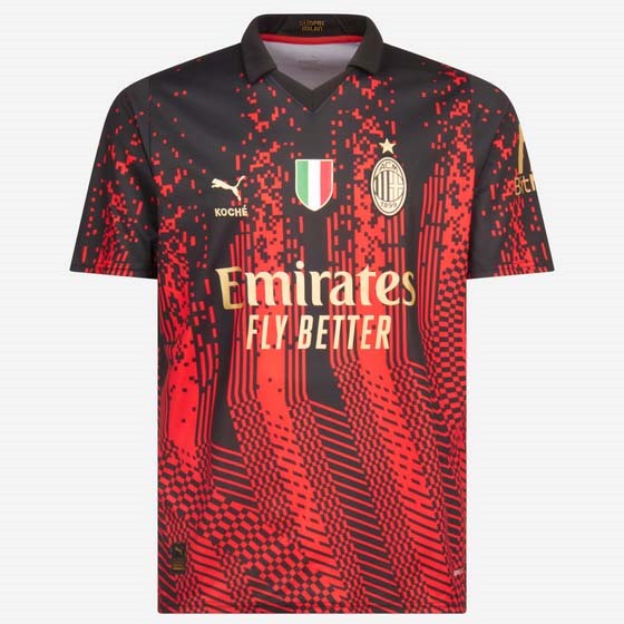 Thailande Maillot AC Milan 4th 2022-23 Rouge